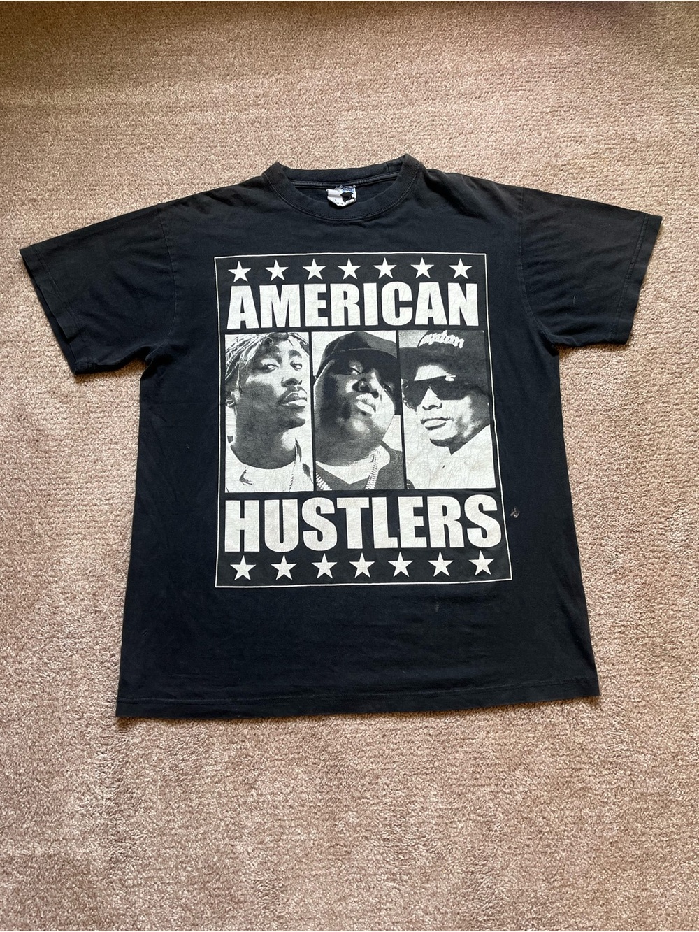 VTG 00’s / Y2K American Hustlers Black Rap Tee